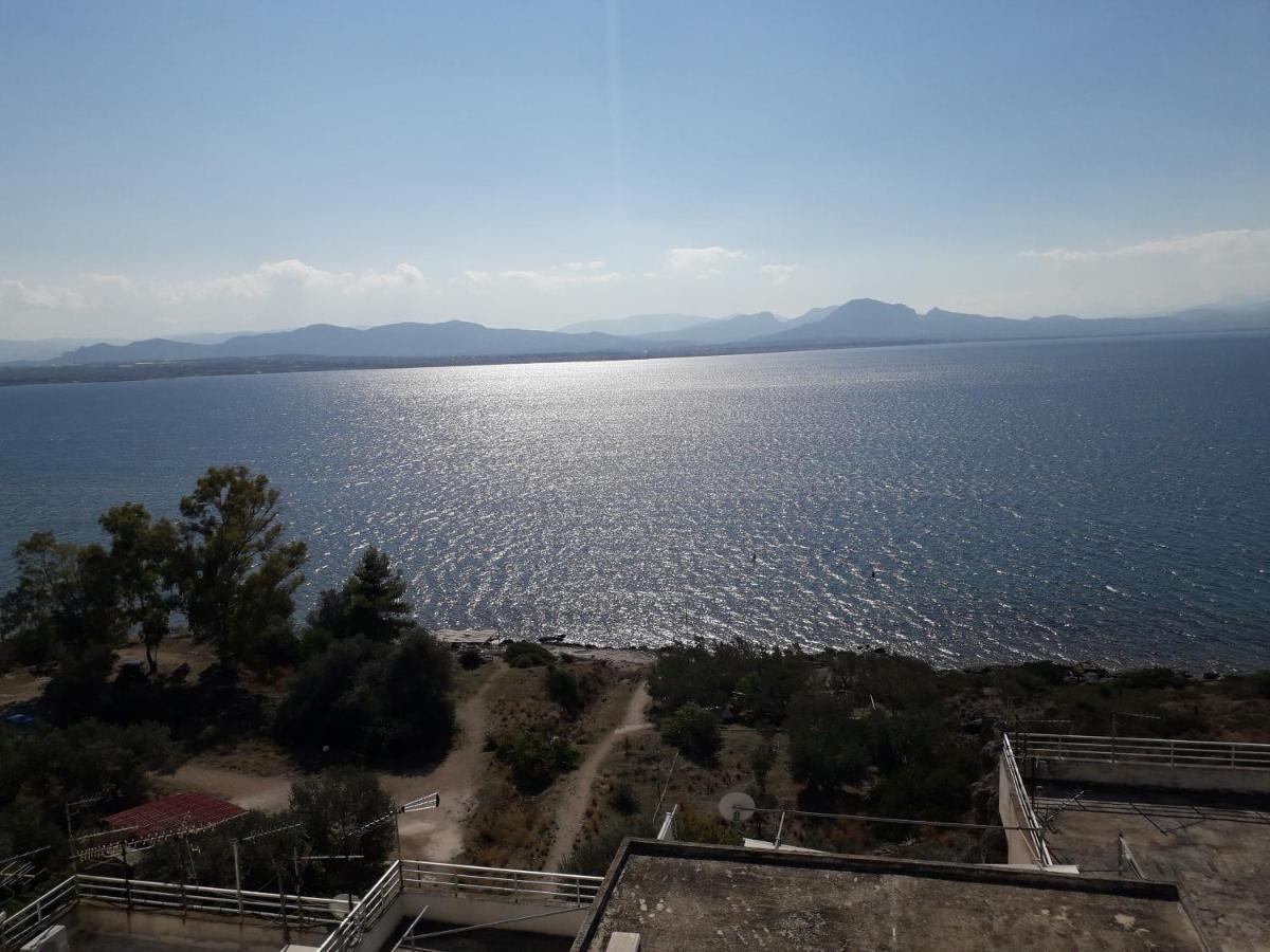 Ferienwohnung Panoramic View Atlas Loutraki Exterior foto